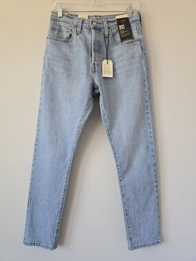 Levi's Premium 501 Skinny Jeans Women 27 Light Wash NWT